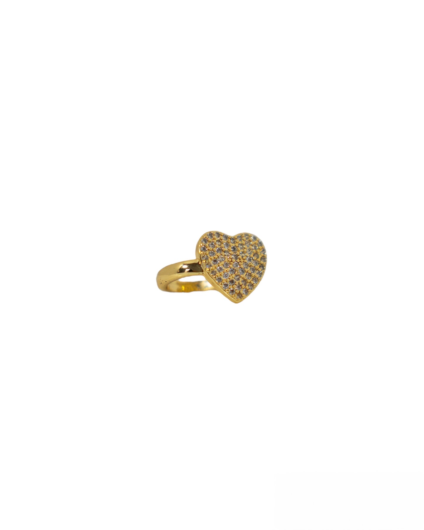 Earcuff corazón con zirconia