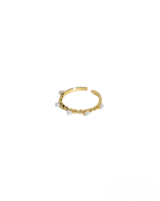 Anillo perlitas mini